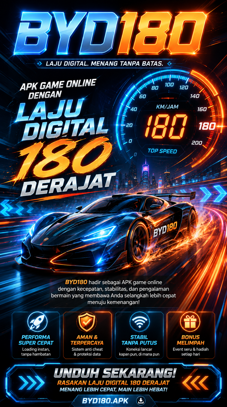 Pratinjau antarmuka BYD180 — aplikasi APK resmi Android v2.0.3